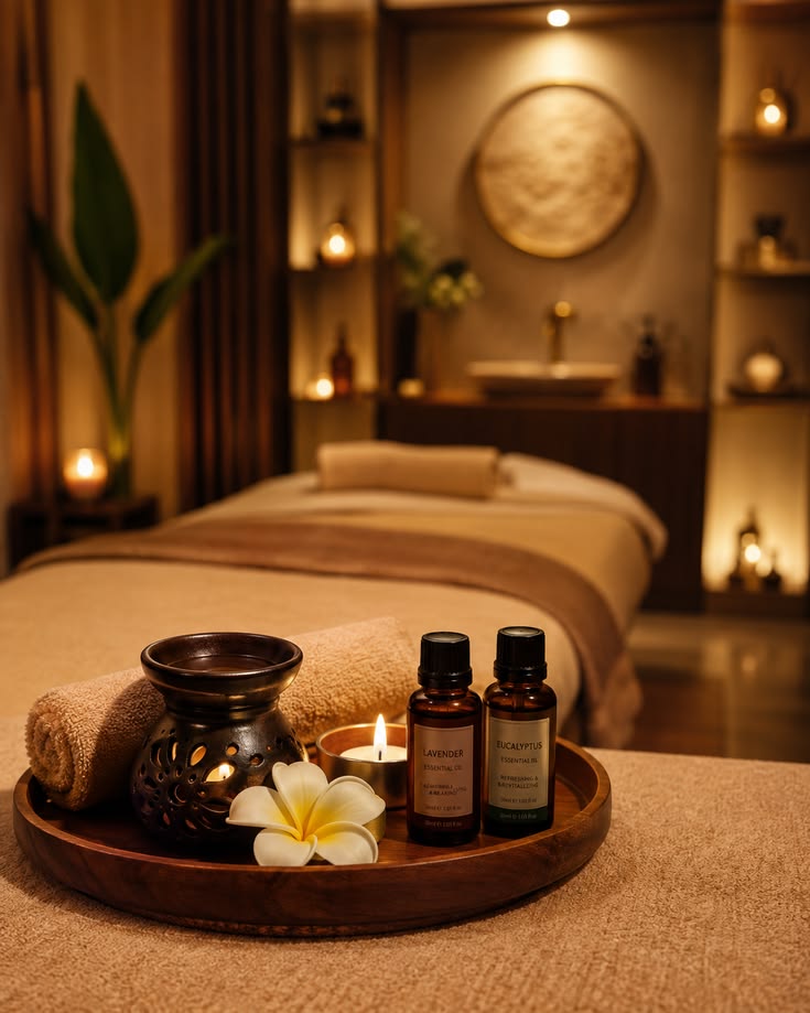 مساج بالعلاج العطري